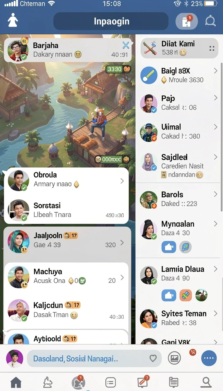 Beragam pilihan permainan menarik dalam aplikasi 8id App APK Terbaru.